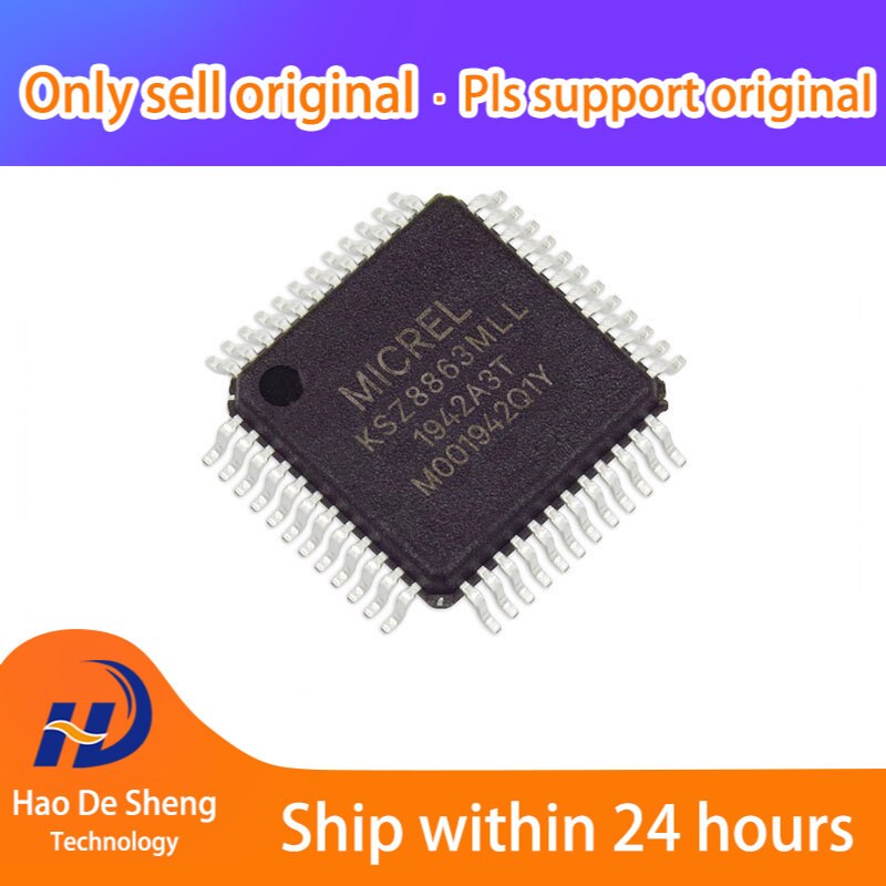1 шт./лот KSZ8863MLL KSZ8863MLLI QFP48 новый оригинальный в наличии, поставки электронных компонентов