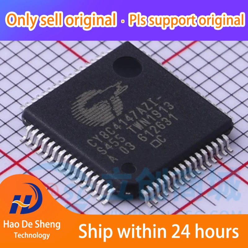 10PCS/LOT CY8C4147AZI-S455 CY8C4147AZI TQFP-64 New original in stock