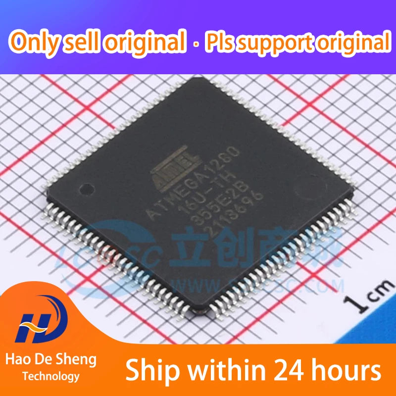 1PCS/LOT ATMEGA1280-16AU ATMEGA1280 TQFP100 New Original In Stock
