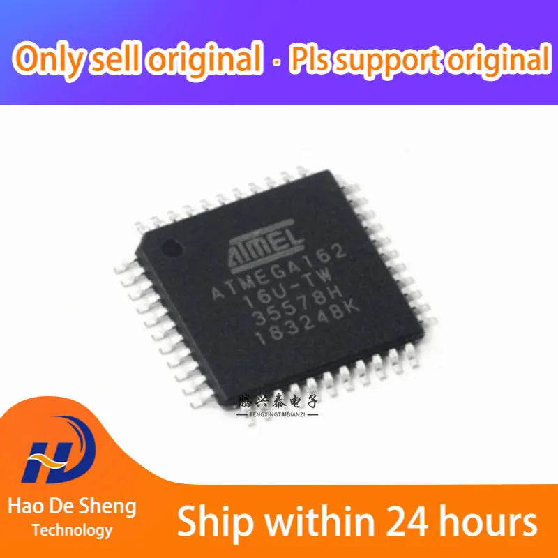 10PCS/LOT ATMEGA162-16AU ATMEGA162 TQFP-44 New Original In Stock