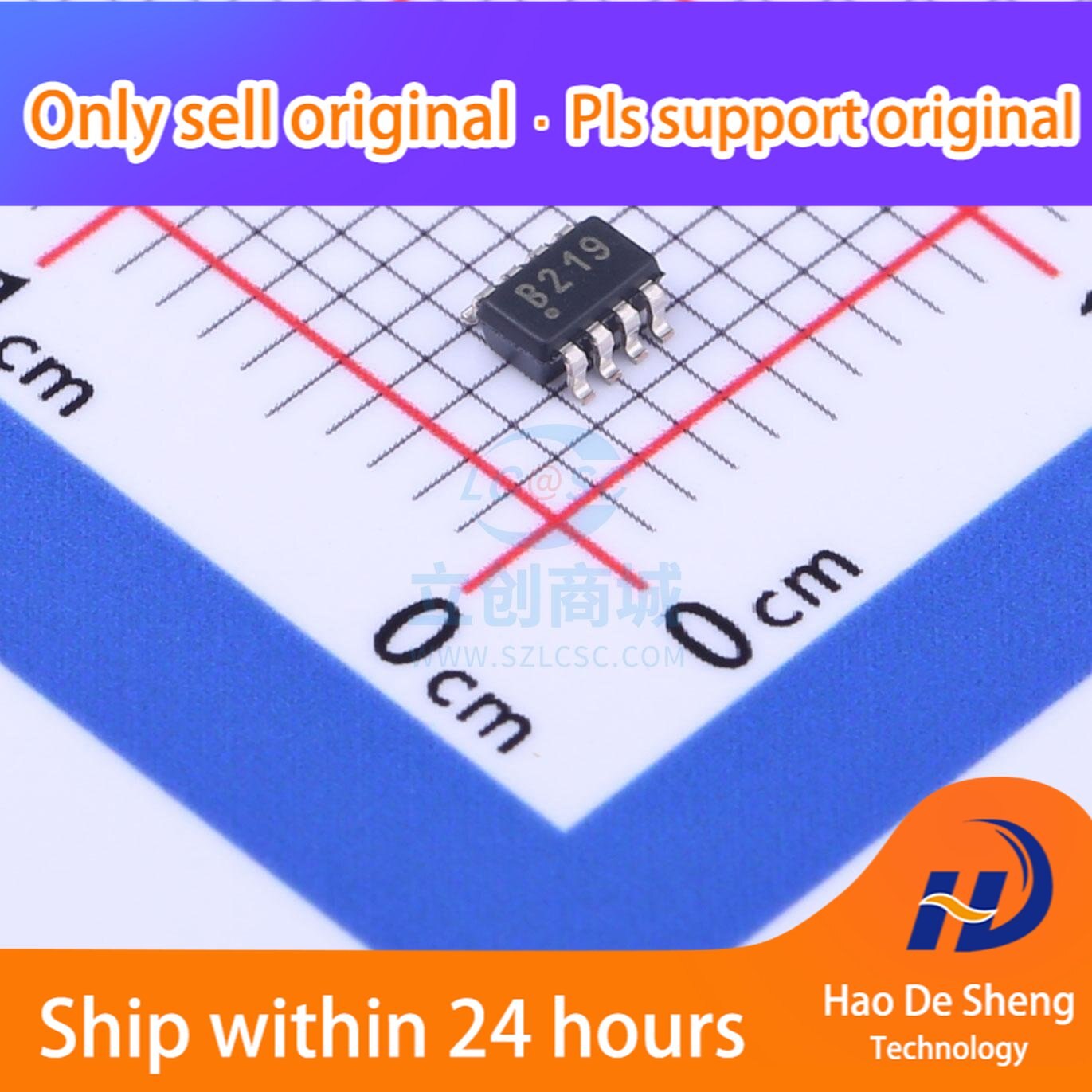 10PCS/LOT INA219BIDCNR Logo B219 SOT-23-8 New Original In Stock