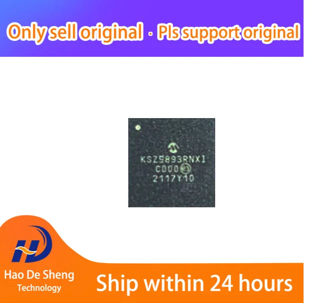 10PCS/LOT KSZ9893RNXI QFN-64 KSZ9893 New Original In Stock