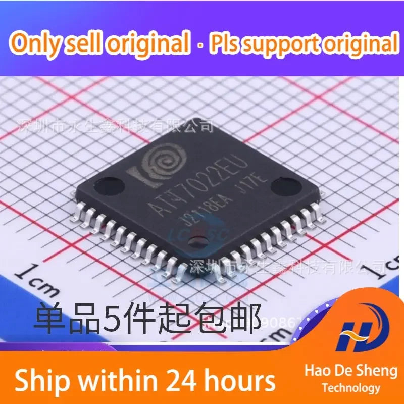 10PCS/LOT ATT7022EU ATT7022 QFP-44 Electric Energy Measurement IC New Original In Stock