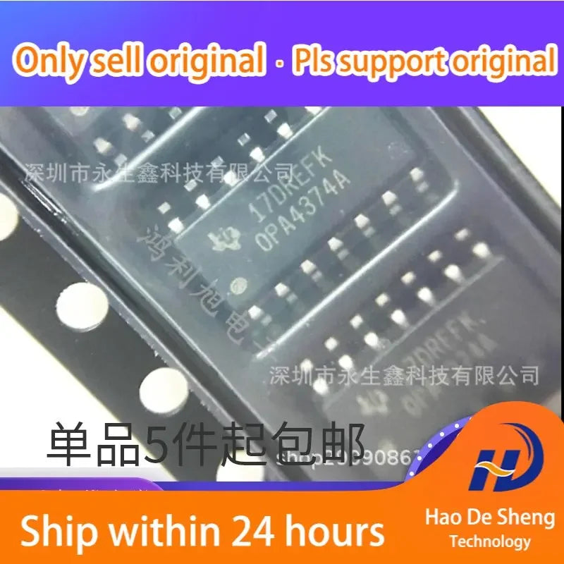 10PCS/LOT  OPA4374A OPA4374AIDR SOP14  New Original  In Stock