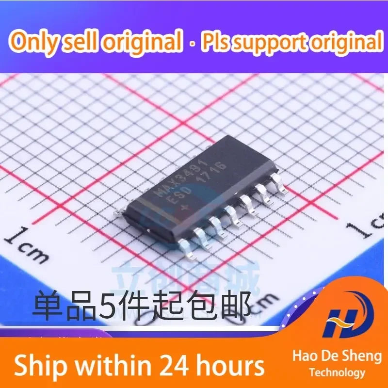 10PCS/LOT MAX3491 MAX3491ESD SOP14  IC New Original In Stock
