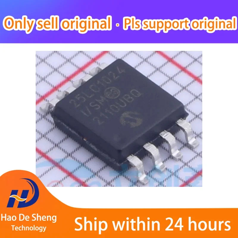 10 шт./лот 25LC1024T-I/SM 25LC1024T SOIJ-8 новый оригинальный в наличии 