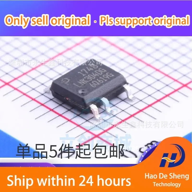 10PCS/LOT LNK304DN SOP-7 LNK304DG Power Management IC New Original In Stock