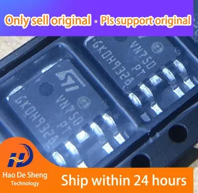 10PCS/LOT  VN750PTTR-E VN750PT-E TO-252-5 Logo VN750PT New Original In Stock