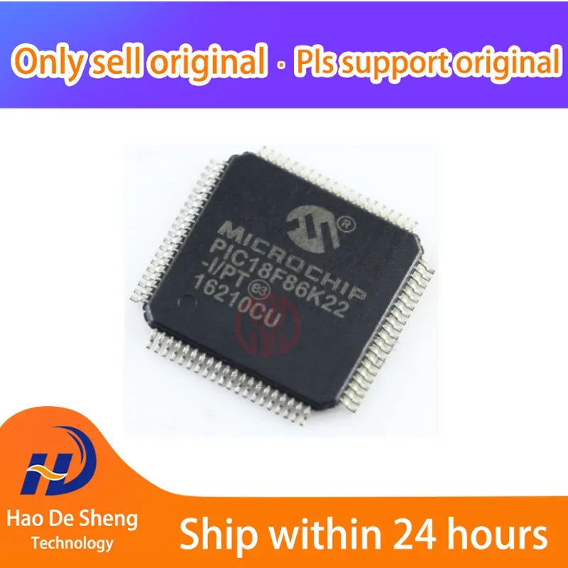 5 шт./лот PIC18F86K22-I/PT PIC18F86K22 TQFP-80 новый оригинальный в наличии 