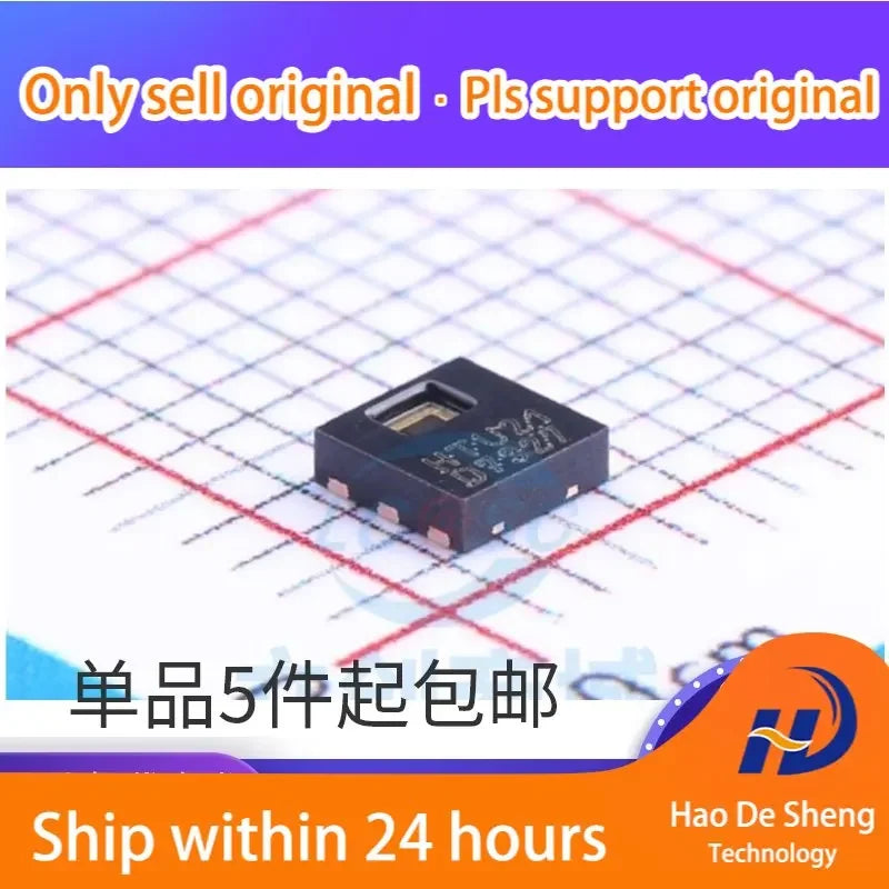 10PCS/LOT MEAS DFN-6 HTU21D Temperature and Humidity Sensor New Original In Stock