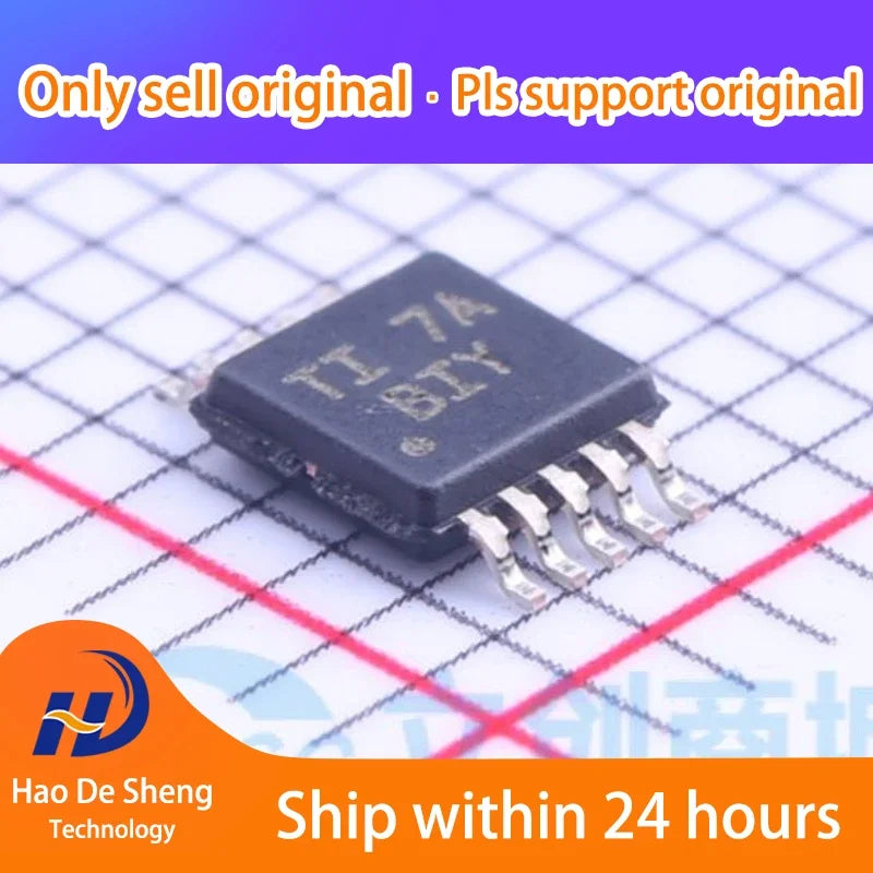 10PCS/LOT  TPS2490DGS Logo BIY MSOP-10 New Original In Stock