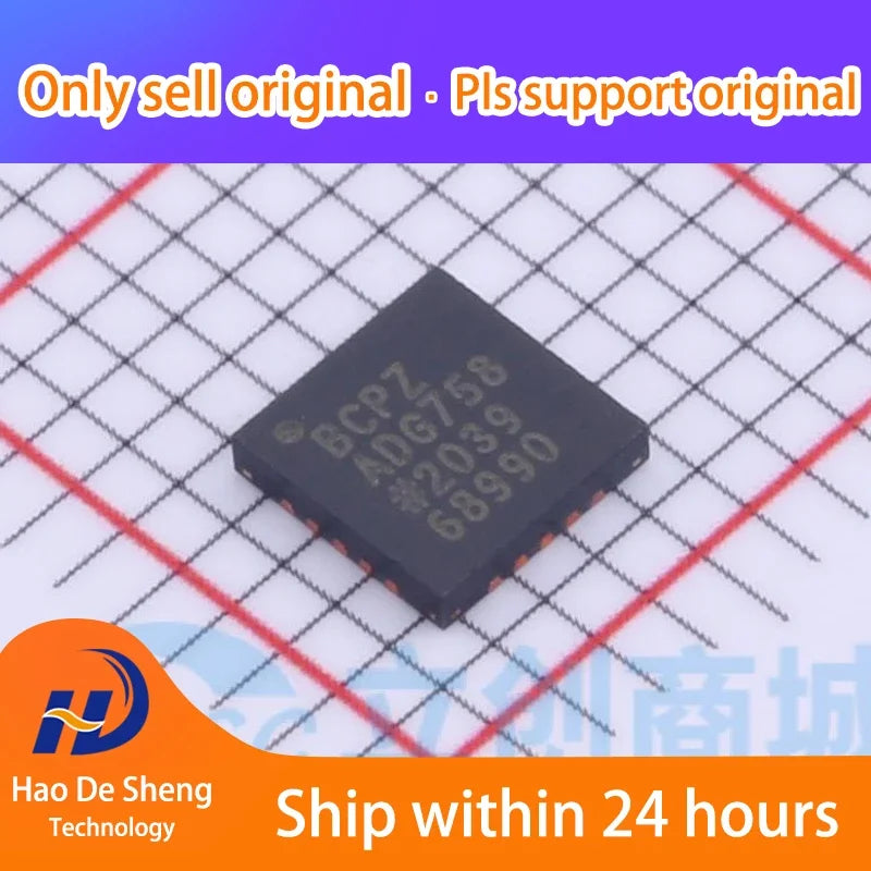 10PCS/LOT ADG758BCPZ  ADG758BCP ADG758BCPZ-REEL7 LFCSP-20  New Original In Stock