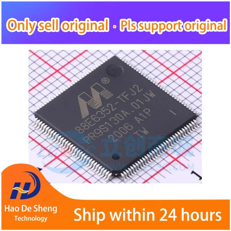5PCS/LOT  88E6352-A1-TFJ2I000 88E6352-A1 88E6352 QFP New Original In Stock
