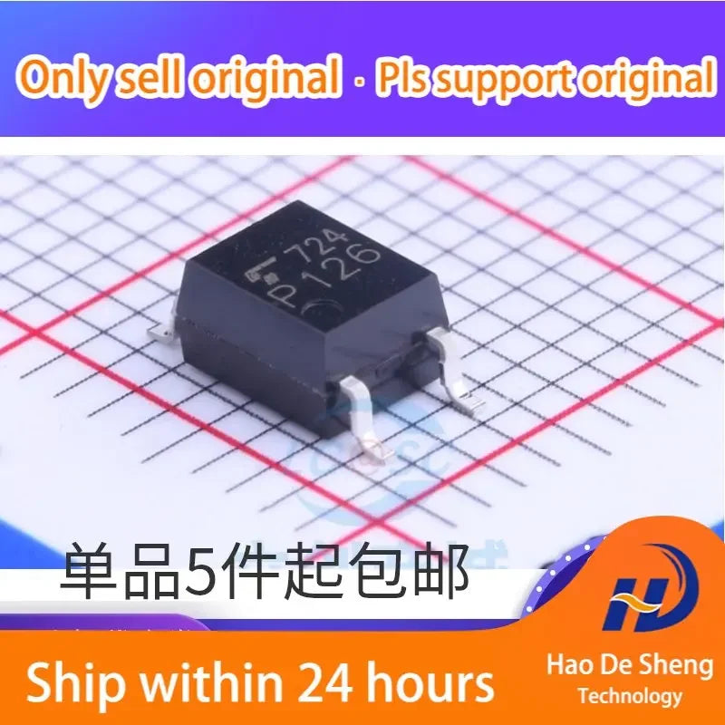 10PCS/LOT TLP126(TPL,F) Photoelectric Coupler AC Input SOP-4 New Original In Stock