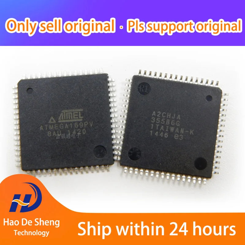 10 шт./лот ATMEGA169PV-8AU ATMEGA169PV TQFP-64 новый оригинальный в наличии 