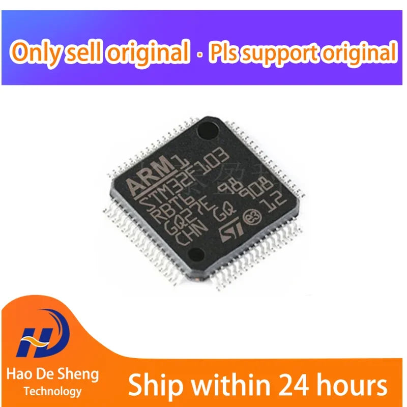 10PCS/LOT STM32F103RBT6 LQFP64 New Original In Stock