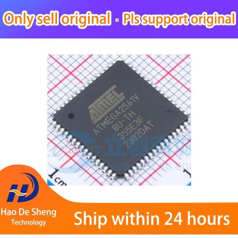 1 шт ATMEGA2561V-8AU TQFP64 новый оригинальный в наличии 