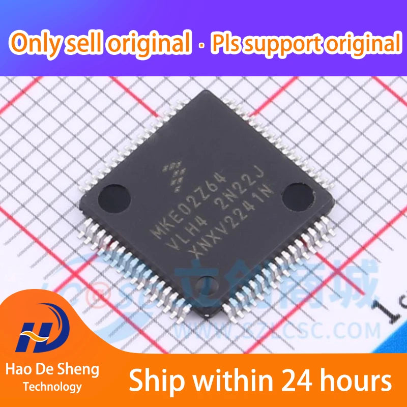 10PCS/LOT MKE02Z64VLH4R LQFP64 New Original In Stock