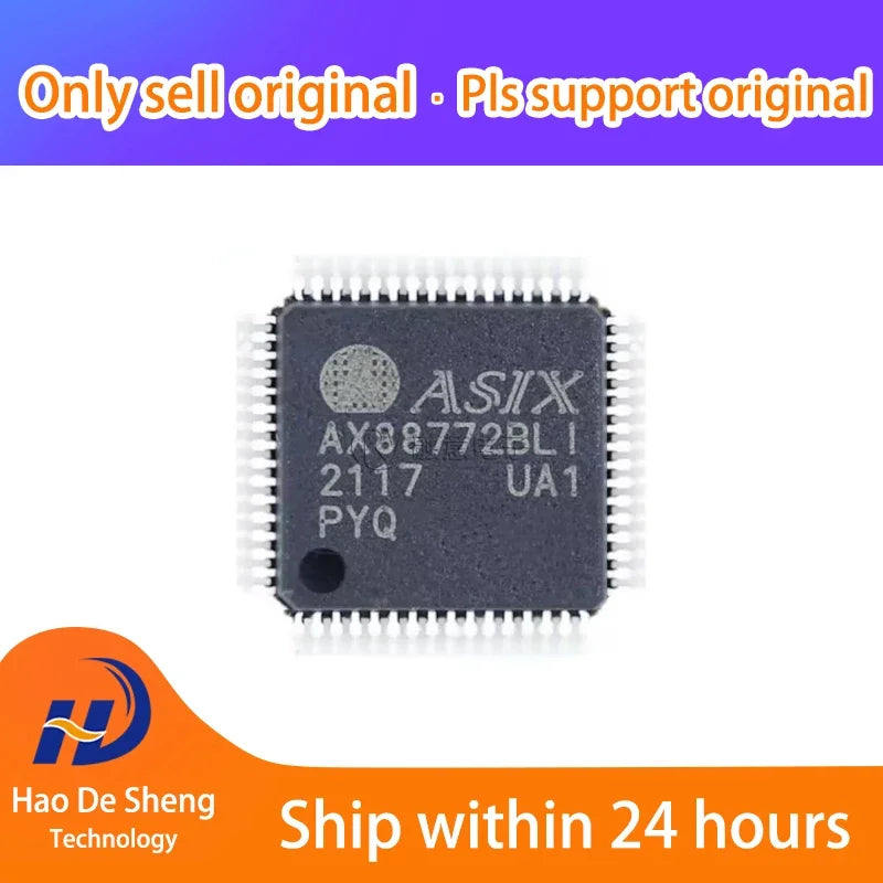 10PCS/LOT AX88772BLI  QFP64 New Original In Stock