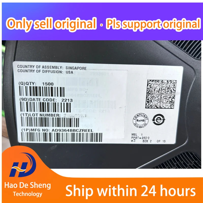 1 шт ADI AD9364 AD9364BBCZ BGA144 новый оригинальный в наличии 