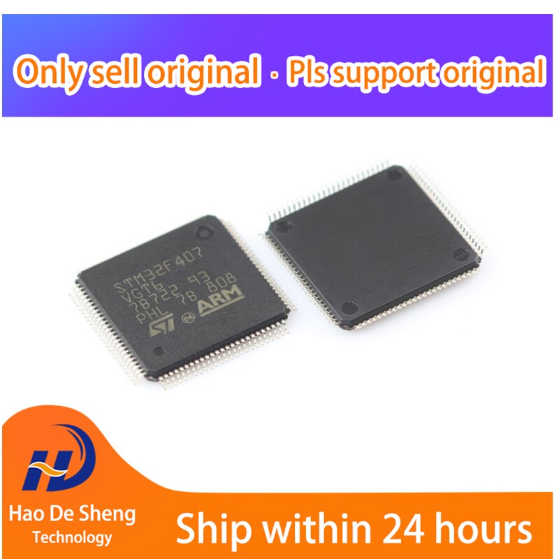 10PCS/LOT STM32F407VGT6  STM32F407  VGT6 LQFP100 New Original In Stock
