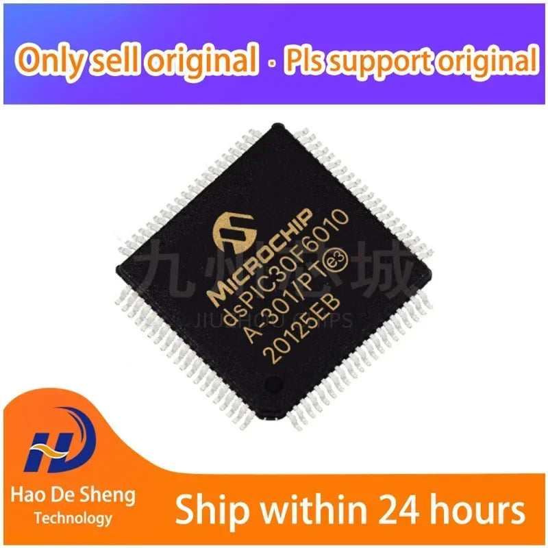 1 шт./лот DSPIC30F6010A-30I/PF TQFP80 новый оригинальный в наличии 