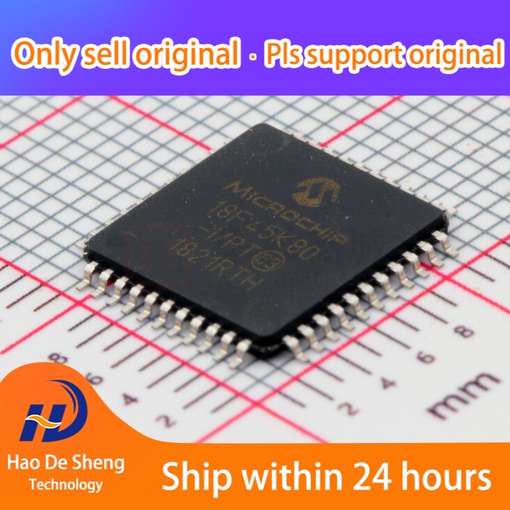 10PCS/LOT PIC18F45K80-I/PT TQFP44 New Original In Stock