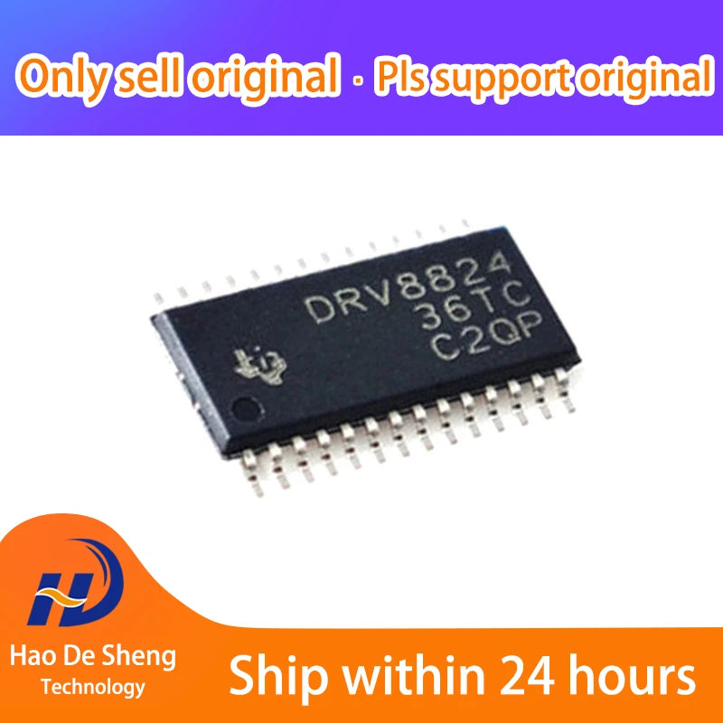 10PCS/LOT DRV8824PWPR LogoDRV8824 HTSSOP28 New Original In Stock