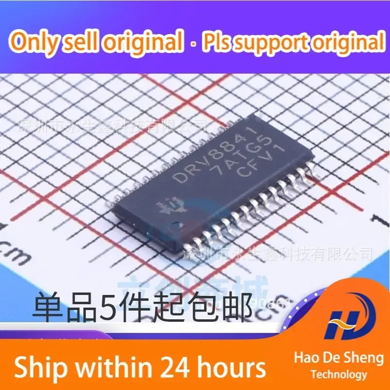 10PCS/LOT DRV8841PWPR TSSOP-28 2.5A Stepper Motor Driver IC New Original In Stock