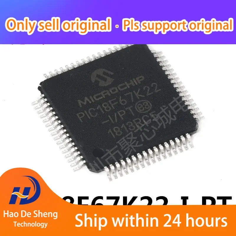 10 шт./лот PIC18F67K22-I/PT TQFP-64 новый оригинальный в наличии, поставки электронных компонентов 