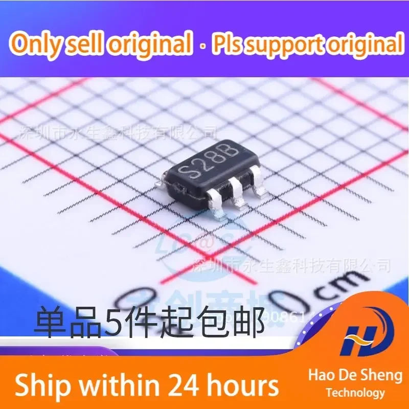 10PCS/LOT DC /DC LM2704MF-ADJ Logo  S28B SOT23-5 New Original In Stock