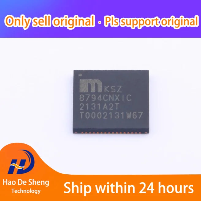 10PCS/LOT  KSZ8794CNXIC-TR KSZ8794CNXIC KSZ8794 QFN-64 New Original In Stock