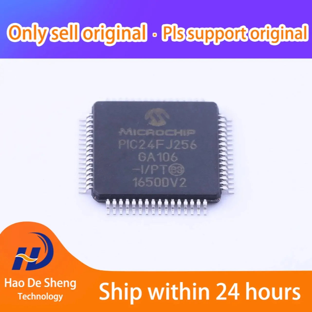 5 шт./лот PIC24FJ256GA106-I/PT PIC24FJ256GA106-I TQFP64 новый оригинальный в наличии 