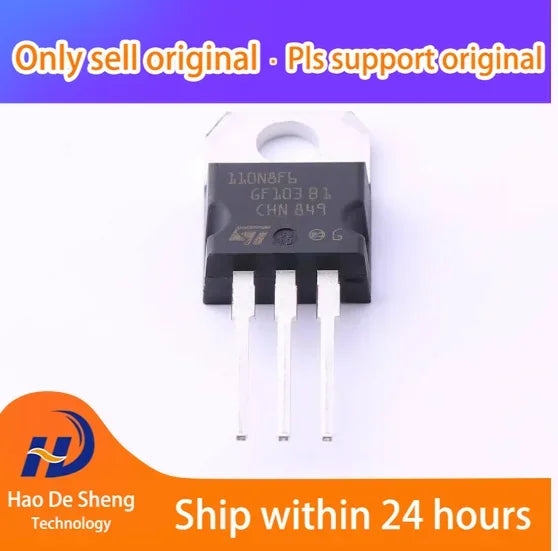 10PCS/LOT STP110N8F6 110N8F6 TO-220  New Original In Stock