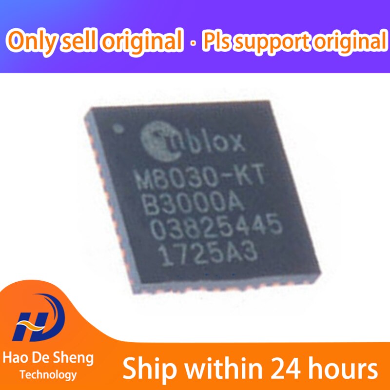 1 шт UBX-M8030-KT-B3000A M8030-KT QFN40 новый оригинальный в наличии 