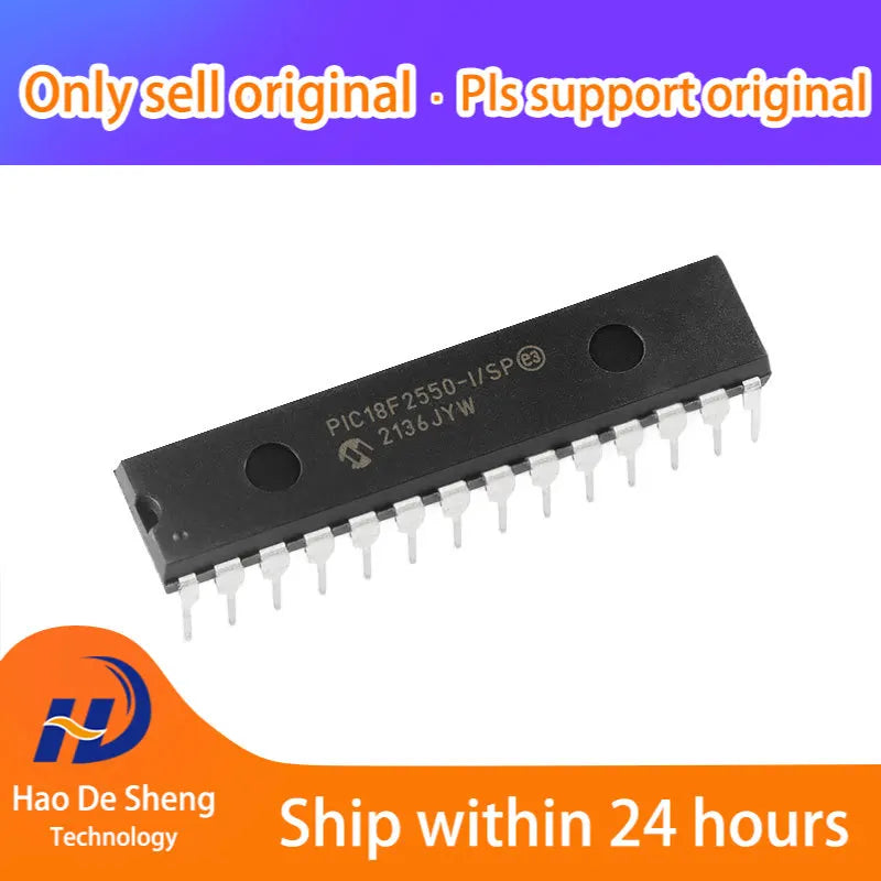 1PCS PIC18F2550-I/SP PDIP-28 USB контроллер новый оригинальный в наличии 