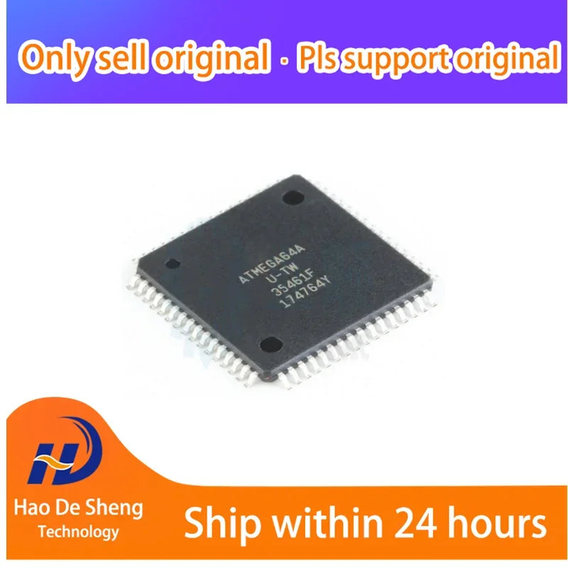 10pcs/LOT ATMEGA64A-AU TQFP64 New Original In Stock
