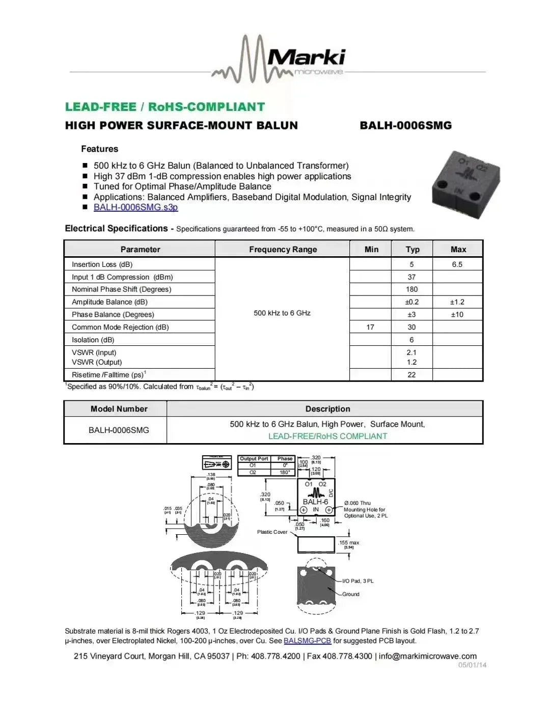 1PCS BALH-0006SMG Логотип BALH-6 Marki 24+ SMD новый Оригинал в наличии 