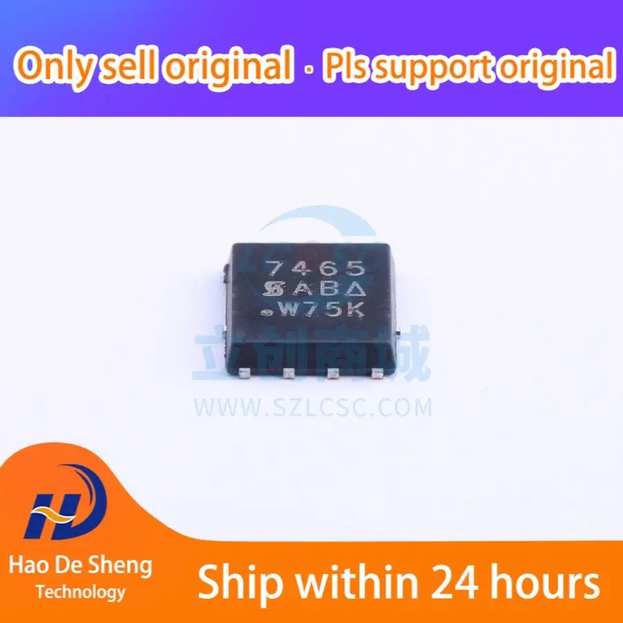 10PCS/LOT SI7465DP-T1-E3 QFN-8  SI7465DP New original in stock