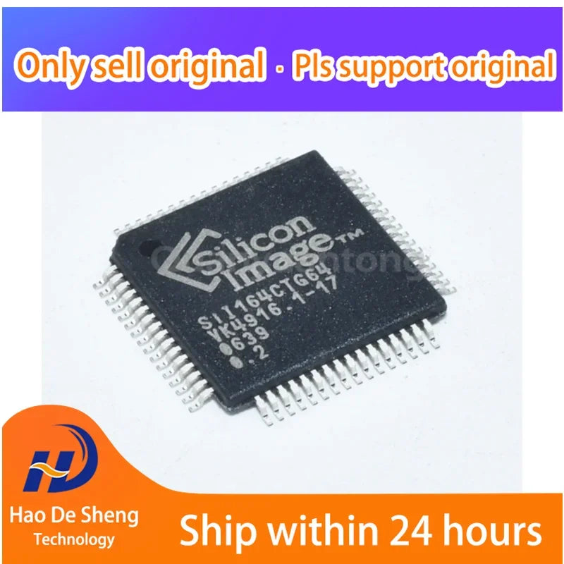 10PCS/LOT  SII164CTG64  SIL164CT64  SIL164CTG64   TQFP64   New Original In Stock