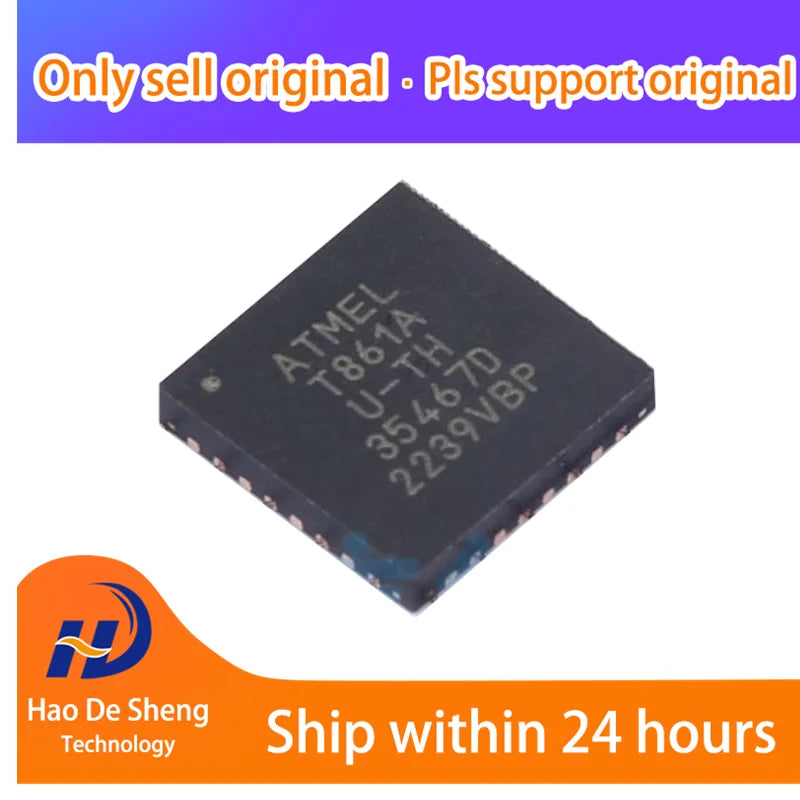 10PCS/LOT ATTINY861A-MU 32VQFN  ATTINY861A  New Original In Stock