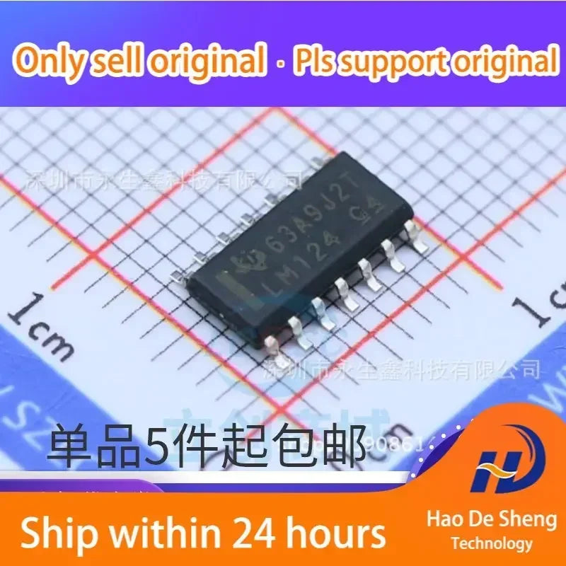 10PCS/LOT LM124D LM124DR SOP14   New Original In Stock
