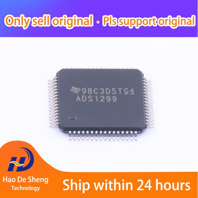 1 шт ADS1299IPAGR ADS1299 QFP-64 новый оригинальный в наличии 