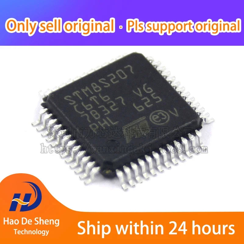 5PCS/LOT  STM8S207C6T6  LQFP48 New Original In Stock