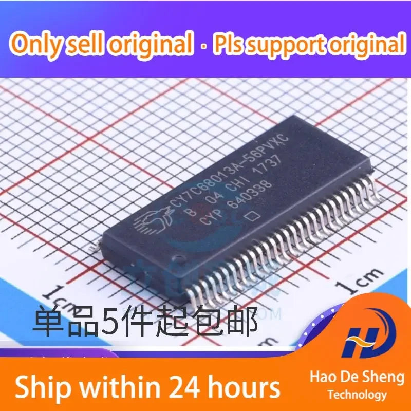 10PCS/LOT CY7C68013A-56PVXC CY7C68013A SSOP-56 Microcontroller New Original In Stock
