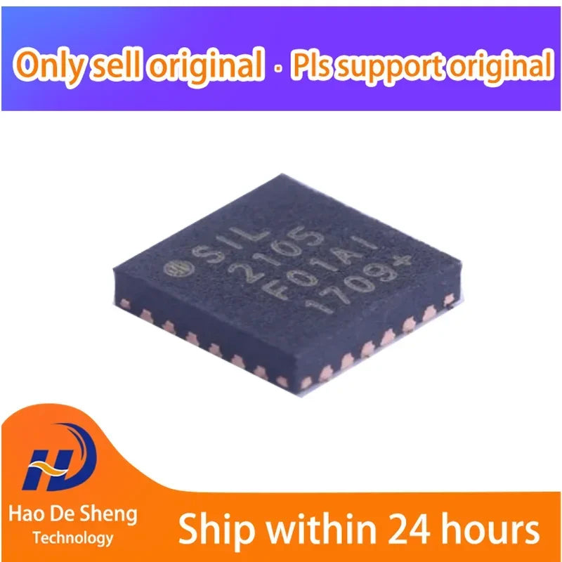 10PCS/LOT CP2105-F01-GMR Logo SIL2105 QFN24 New Original In Stock