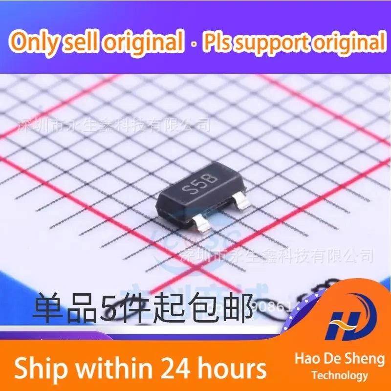 10PCS/LOT LM809M3X-3.08/NOPB Reset IC SOT23-3 Logo S5B  LM809M3X-3.08 New Original In Stock