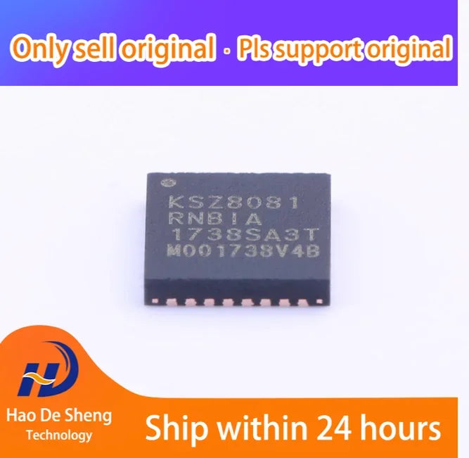 10PCS/LOT KSZ8081RNBIA-TR KSZ8081 QFN-32 New Original In Stock