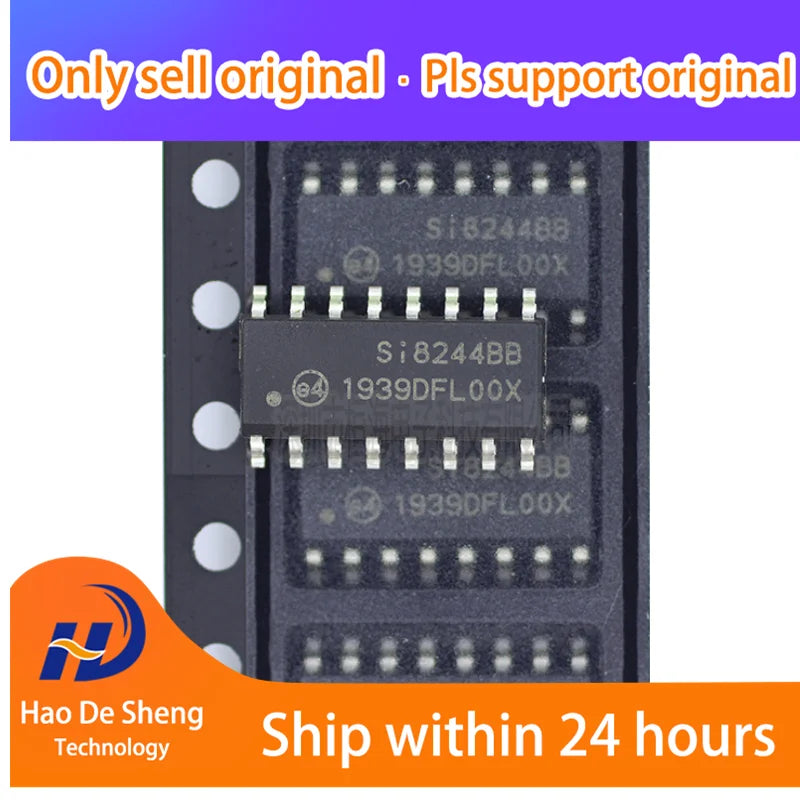 10PCS/LOT  SI8244BB-D-IS1  Logo SI8244BB SOP16New Original In Stock