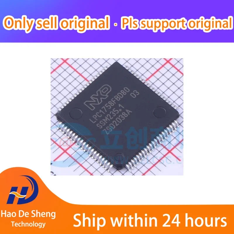 1 ШТ./ЛОТ LPC1758FBD80K LQFP80 НОВЫЙ ОРИГИНАЛ В НАЛИЧИИ 